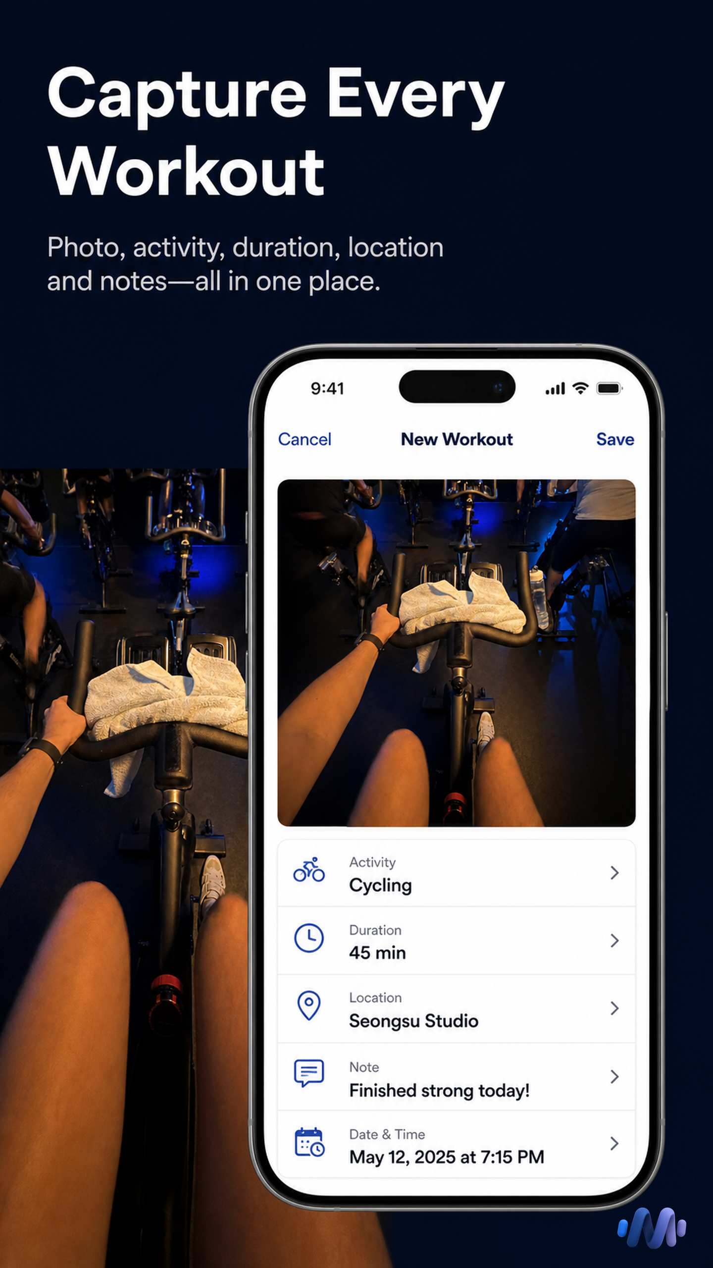 Muscler workout capture