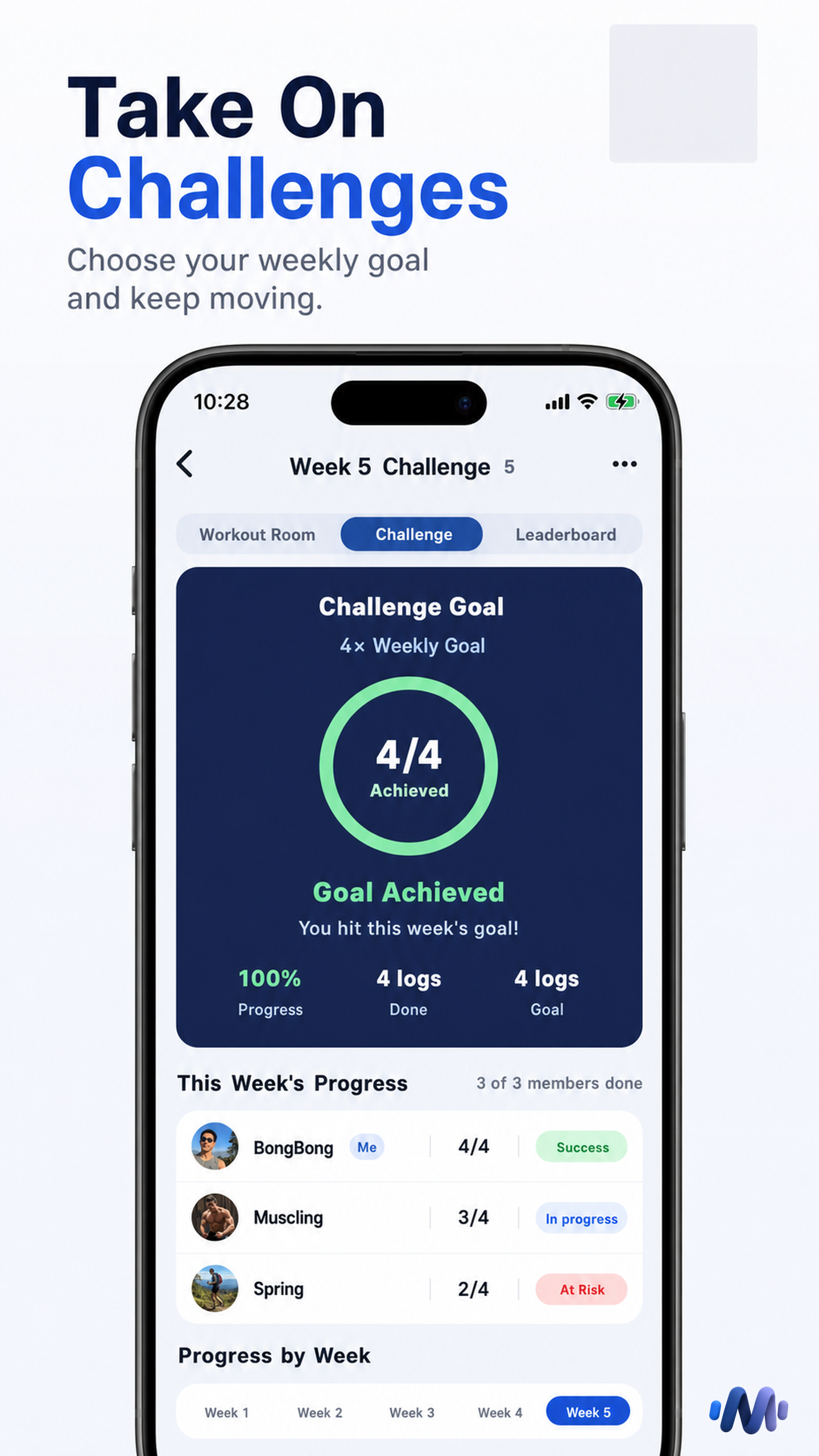 Muscler workout challenge